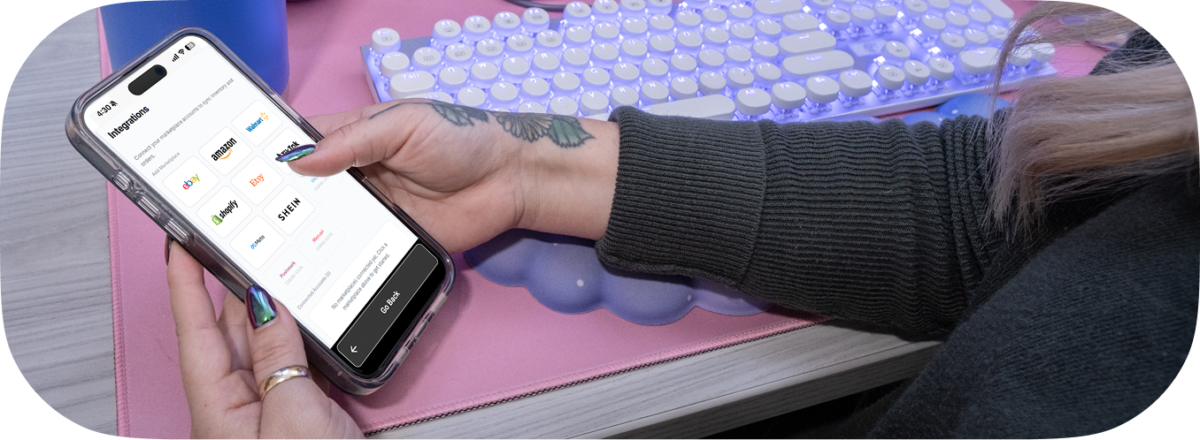 Viewing marketplace integrations in GlobalSKU app